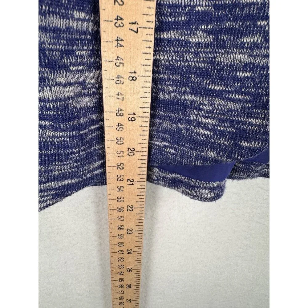 Wilfred Festin knit open front blazer blue career wool blend 90s‎ SZ 4